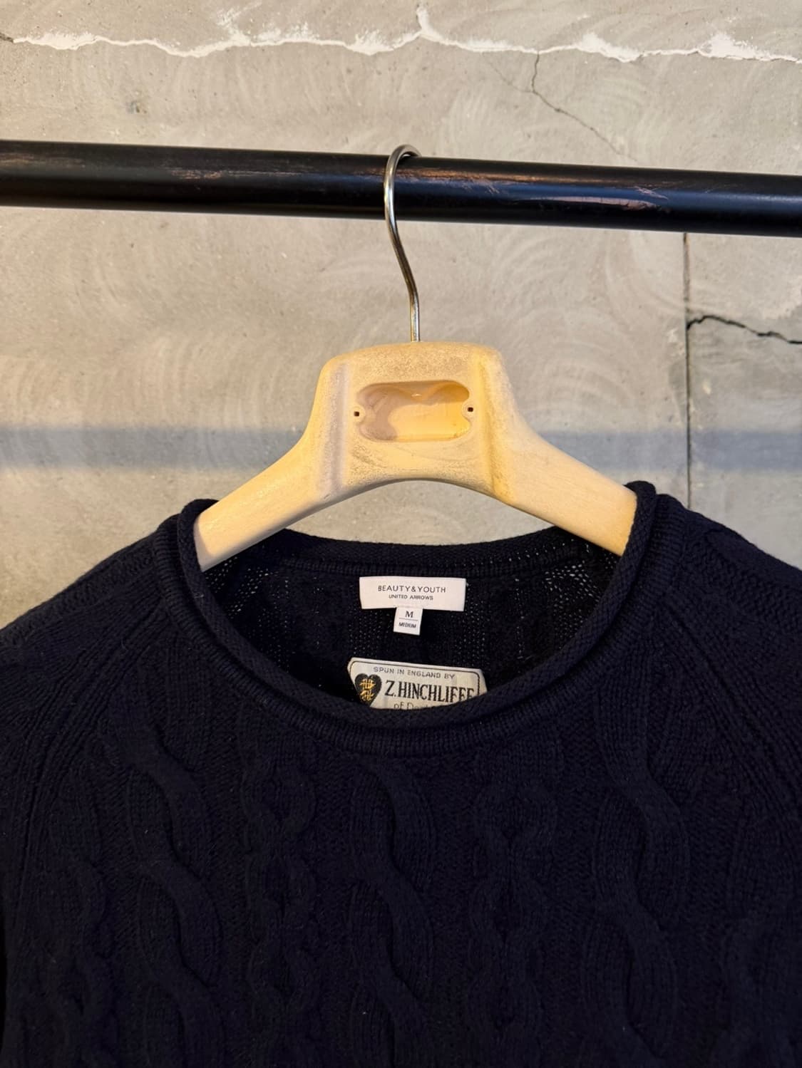 유나이티드 애로우 램스울 니트 슬림100 상품이미지3