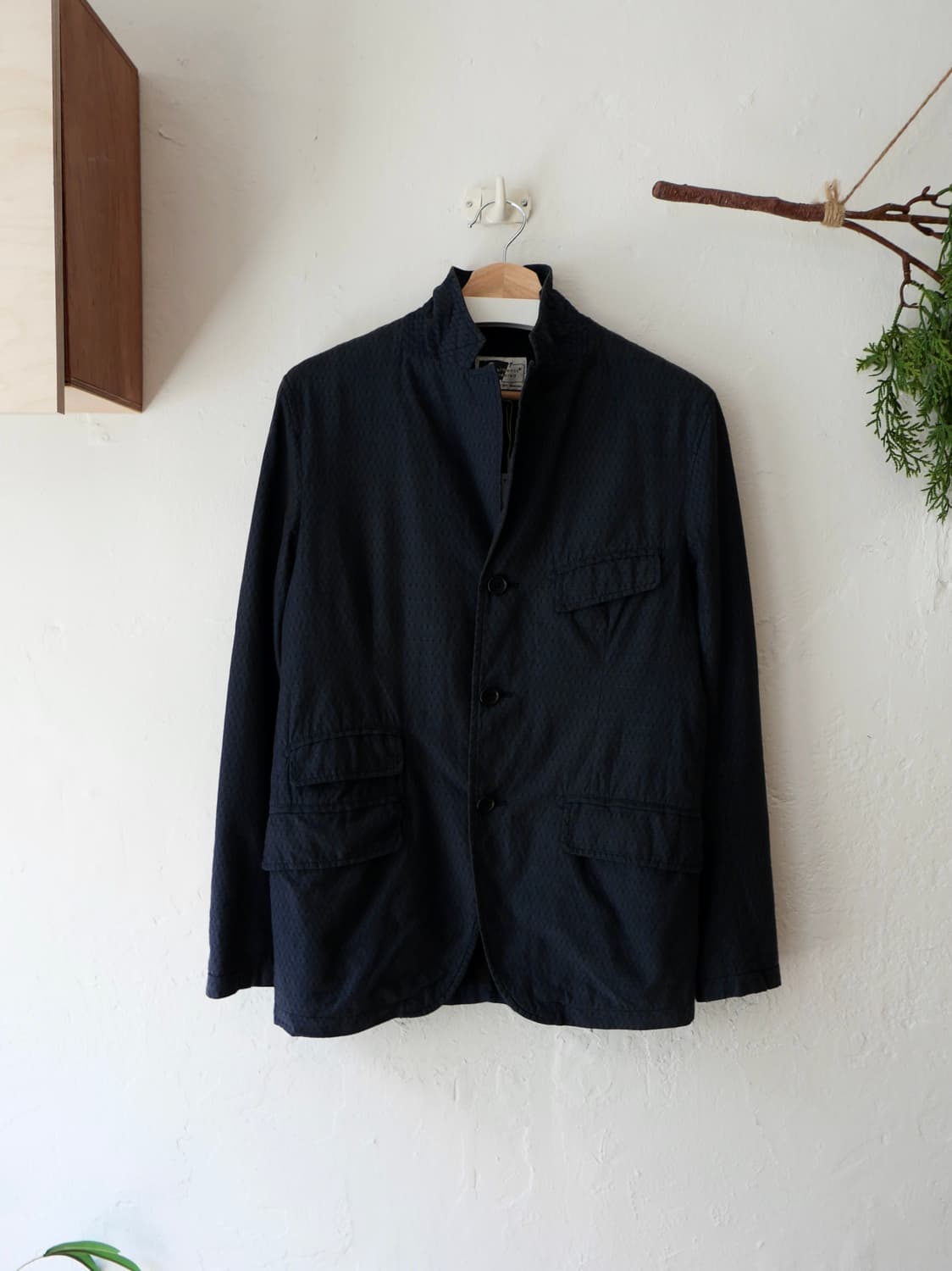 엔지니어드 가먼츠 패턴 블레이저 자켓 상품이미지2