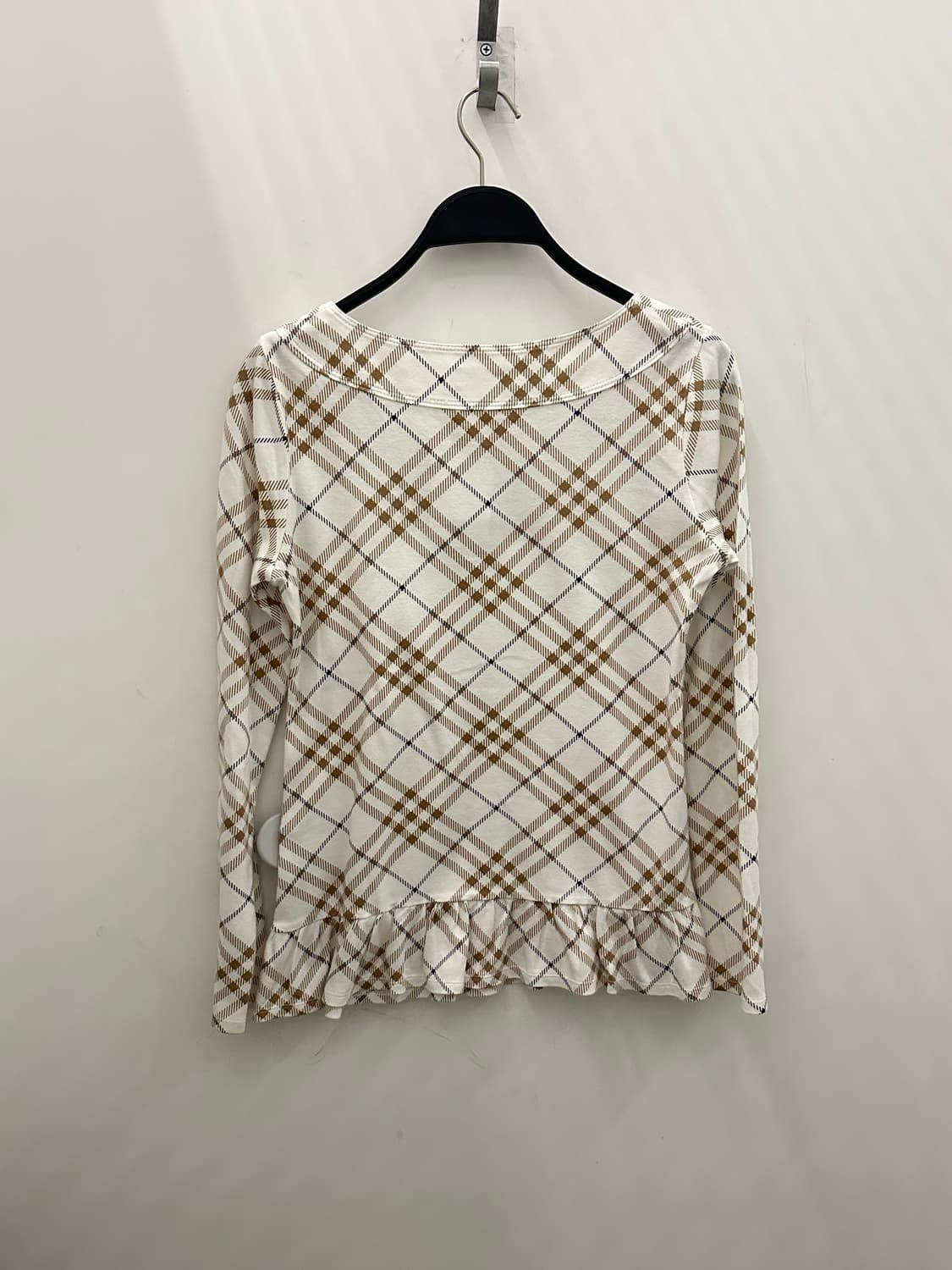 BURBERRY 버버리 아이보리 노바체크 롱슬리브 상품이미지4