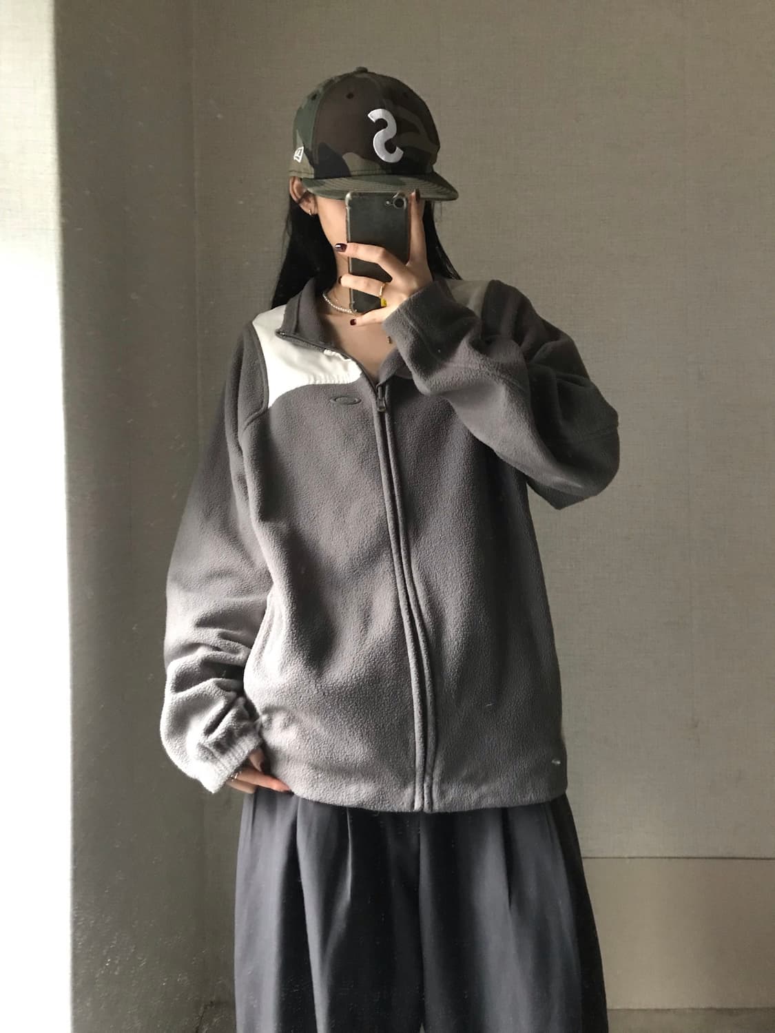 오클리 크림그레이 후리스 상품이미지5