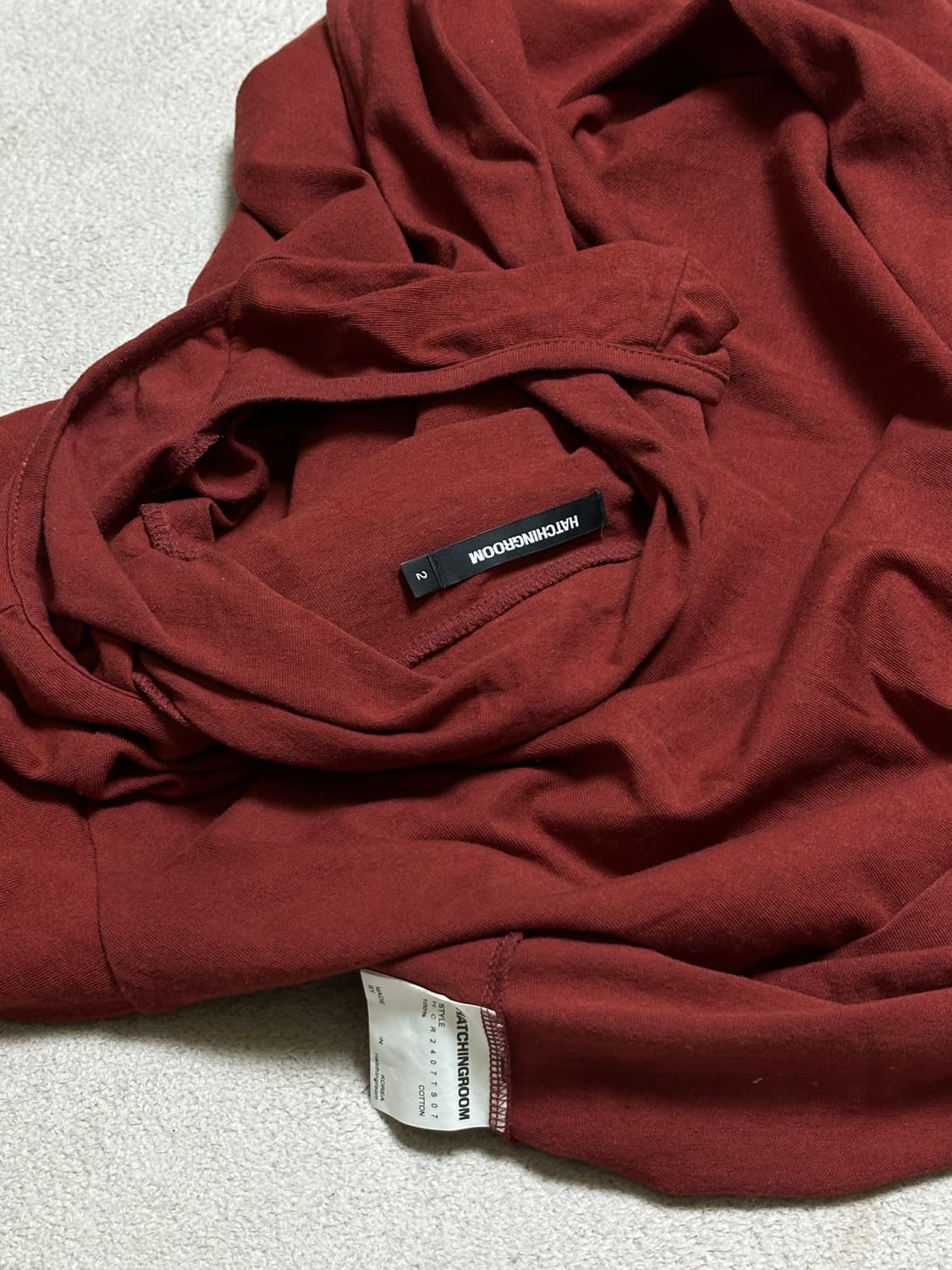 헤칭룸 레이어드 후드 2사이즈 상품이미지3