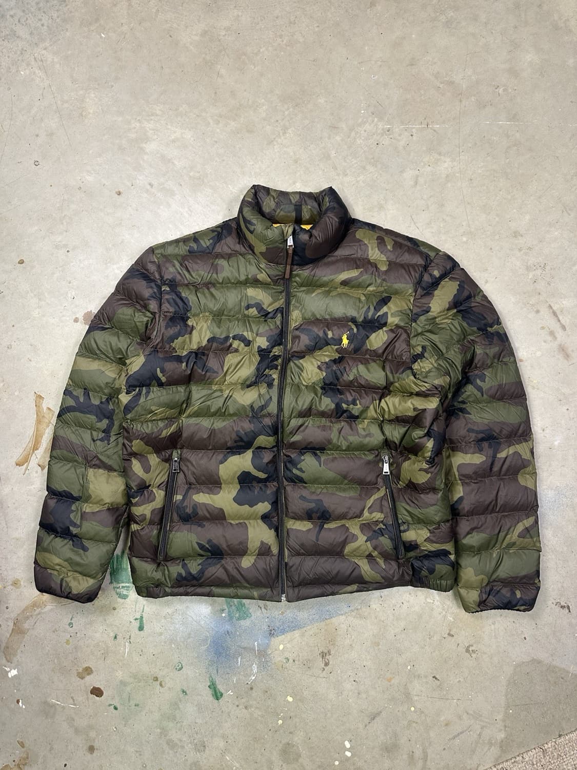 폴로 랄프로렌 카모 다운 패딩 카모플라주 상품이미지1