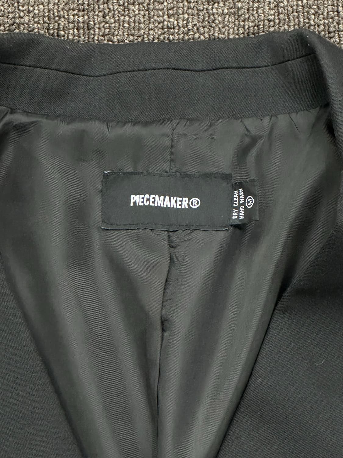 M)Piecemaker 빈티지 블랙 블레이저 상품이미지4