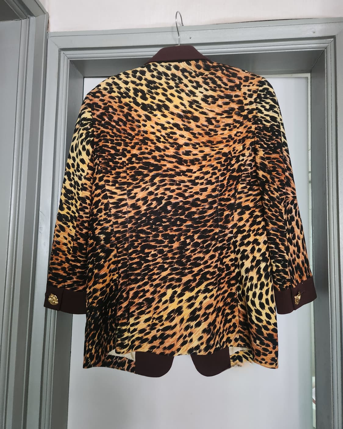 명품 LEONARD 레오나드 레오파드 패턴 자켓 상품이미지6