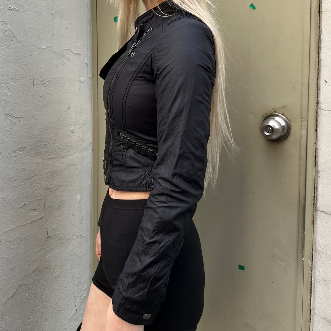 2000s 톰보이 진 크롭 자켓 상품이미지6