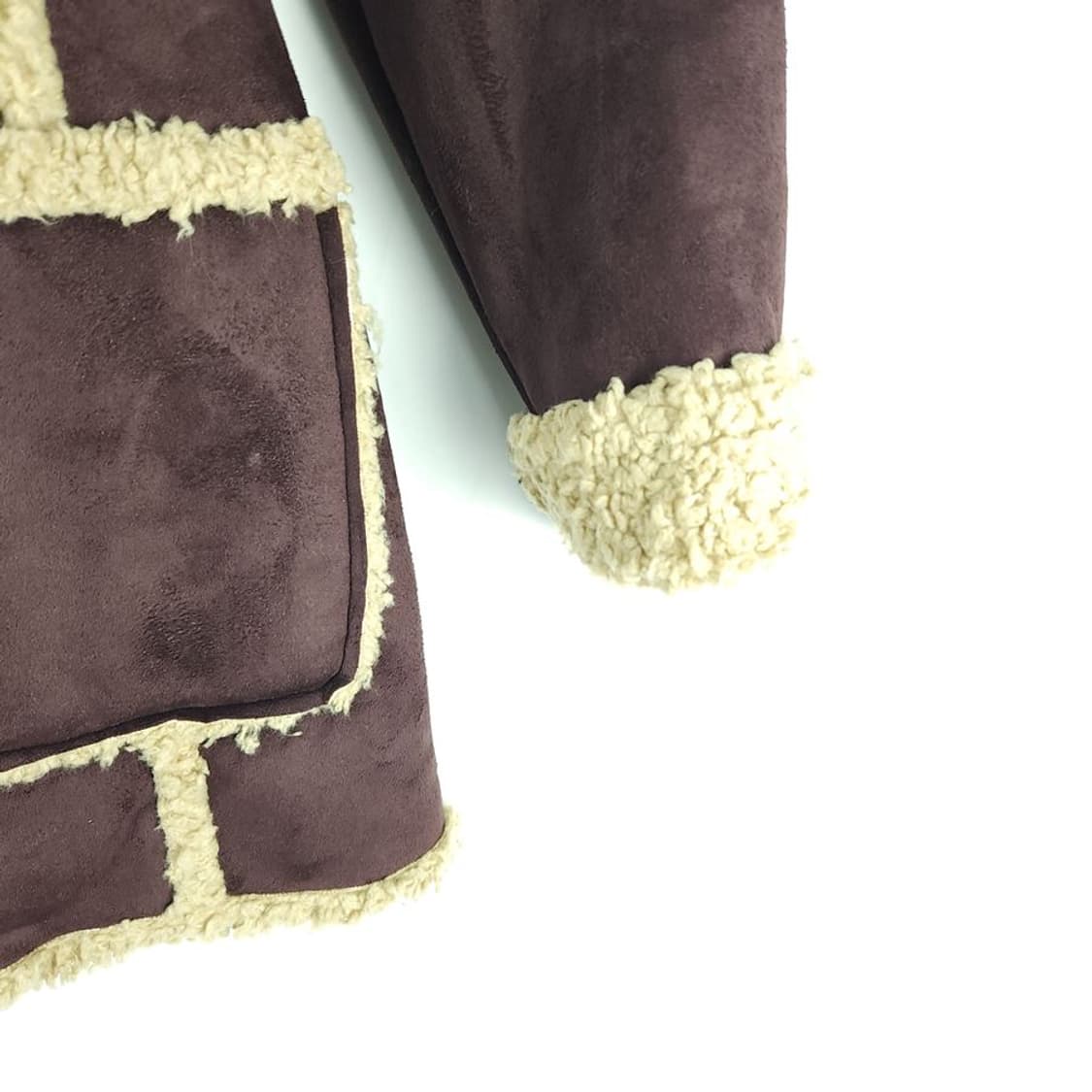 [여S]칼하트 와인 인조 무스탕 자켓[Y3C-161] 상품이미지4