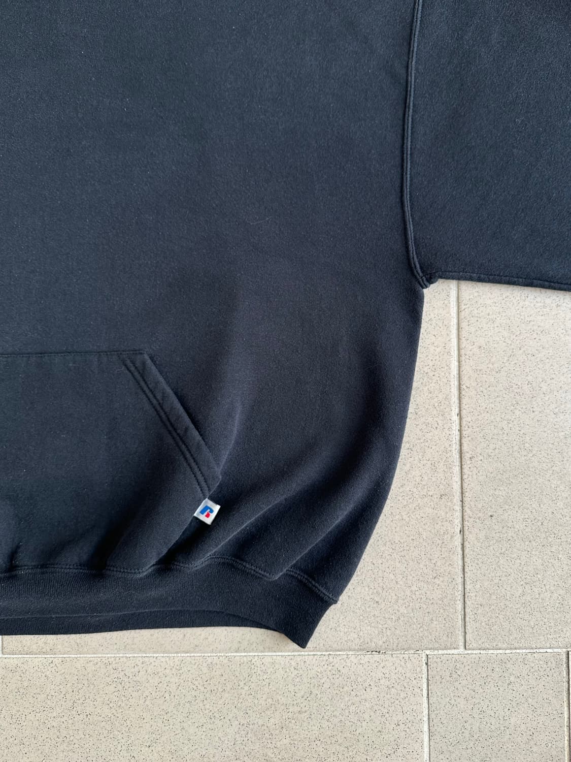 00s 빈티지 러셀 후드 블랙 XXL 상품이미지3