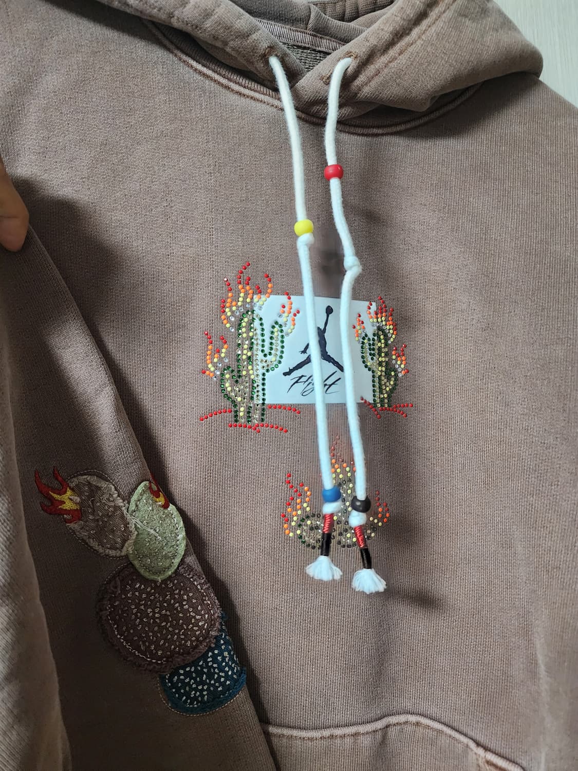 (정품) 나이키 조던 트래비스캇  캑터스잭 피그먼트 후드티 (새제품) 상품이미지8