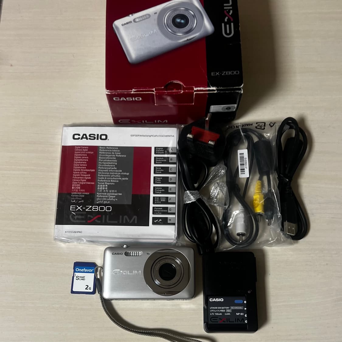 *미품/풀박스* casio z800 카시오 빈티지 디카 상품이미지7