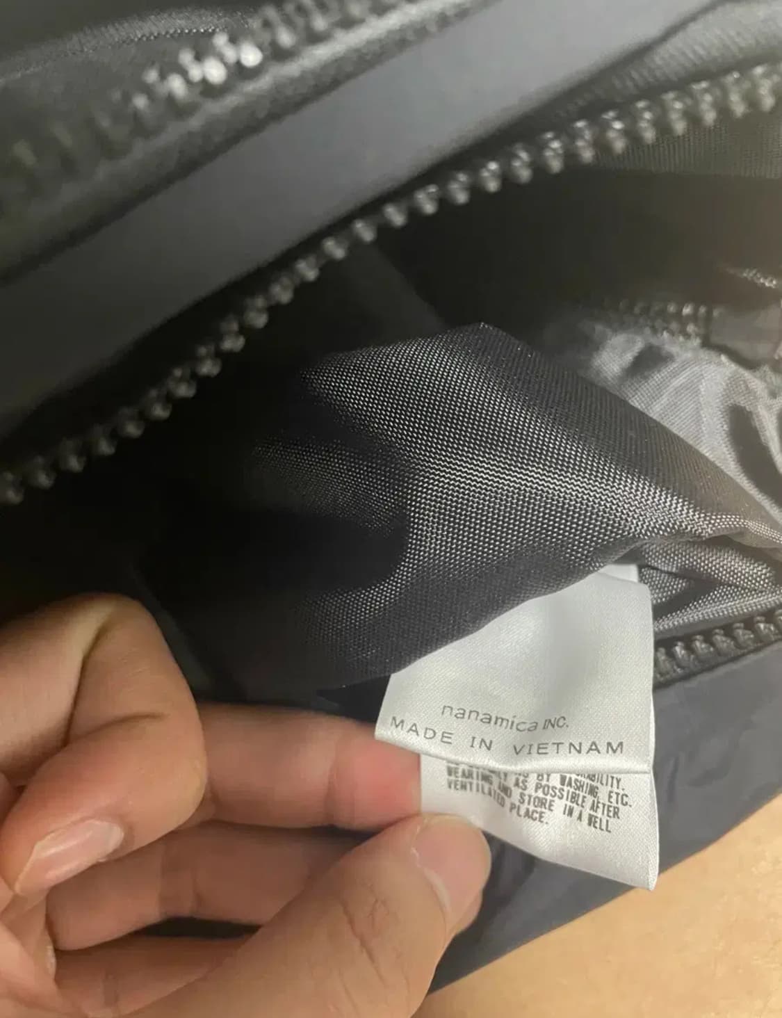 노스페이스 퍼플라벨 코듀라 나일론 숄더백 크로스백 블랙 상품이미지6