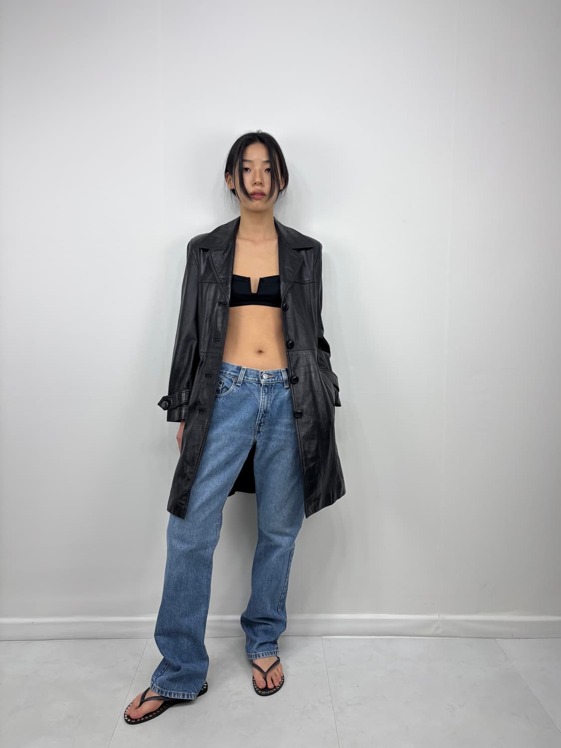 LAMBSKIN HALF COAT 상품이미지2