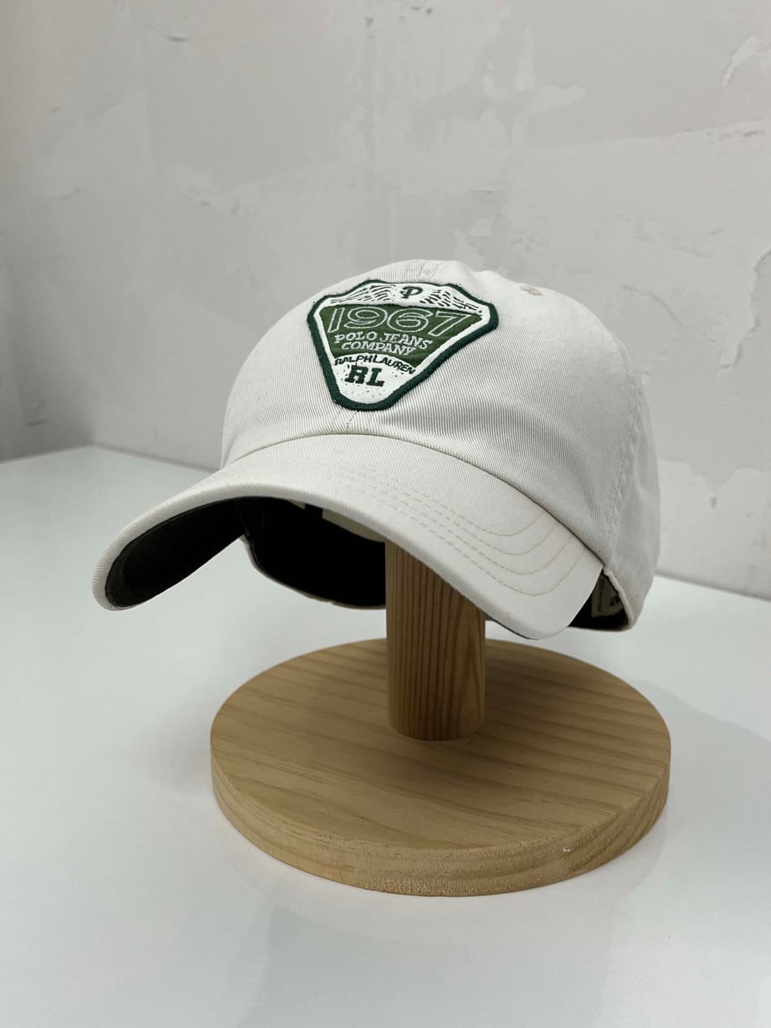 폴로 랄프로렌 p wing 쉴드 화이트 볼캡 모자 상품이미지1