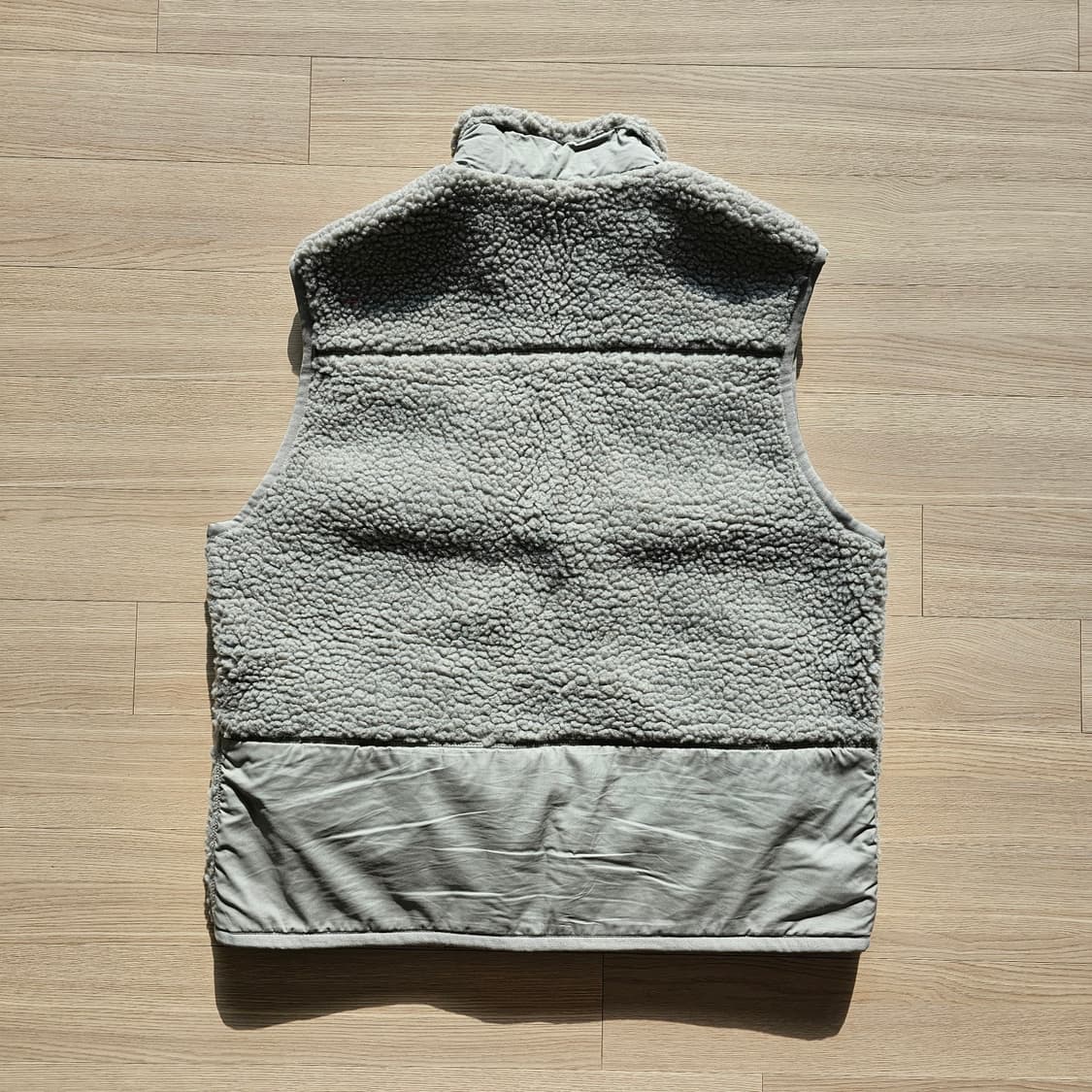 L 1회착 ) 에잇세컨즈 그레이 조끼 뽀글이 양털 캠핑 등산 아웃도어 상품이미지2