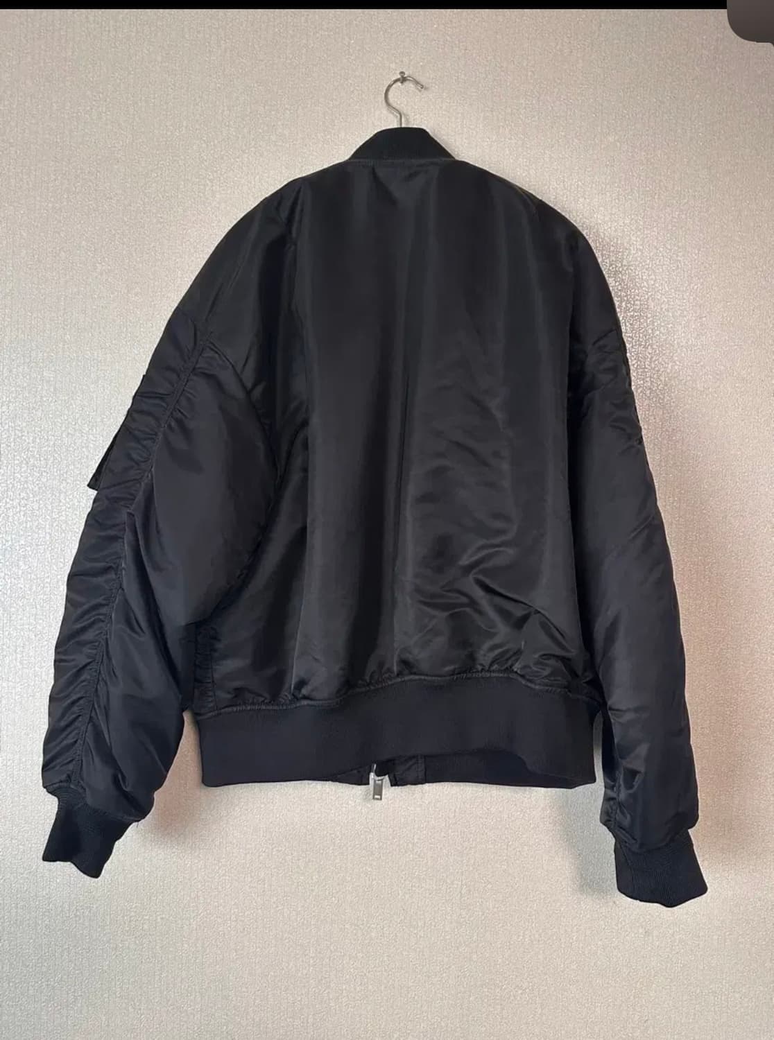 M) 무신사 스탠다드 MA-1 보머 자켓 블랙 상품이미지3