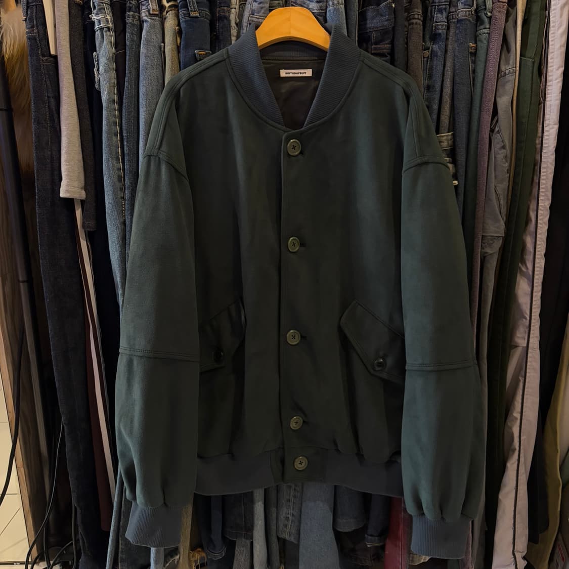 벌스데이수트 스웨이드 봄버 자켓 상품이미지2