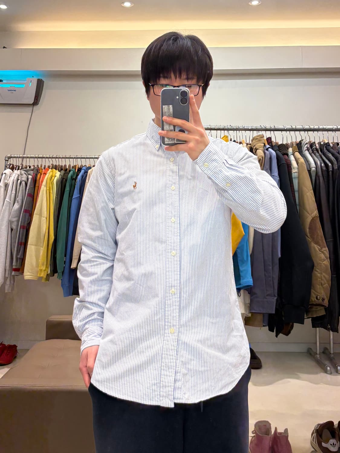 폴로 랄프로렌 멀티 포니 스트라이프 셔츠 상품이미지7