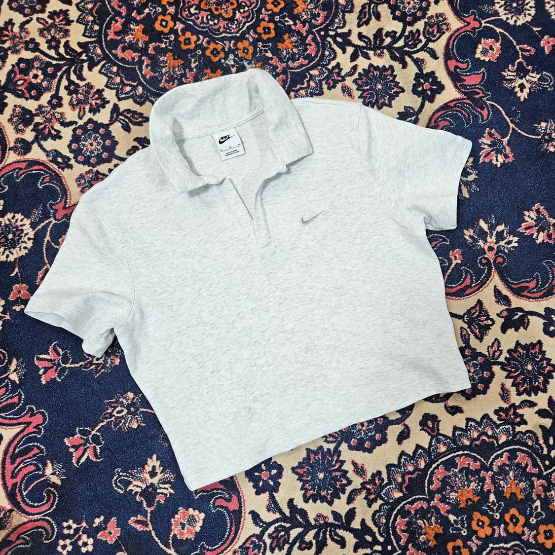 나이키(Nike) NSW 크롭 반팔 카라티  상품이미지1