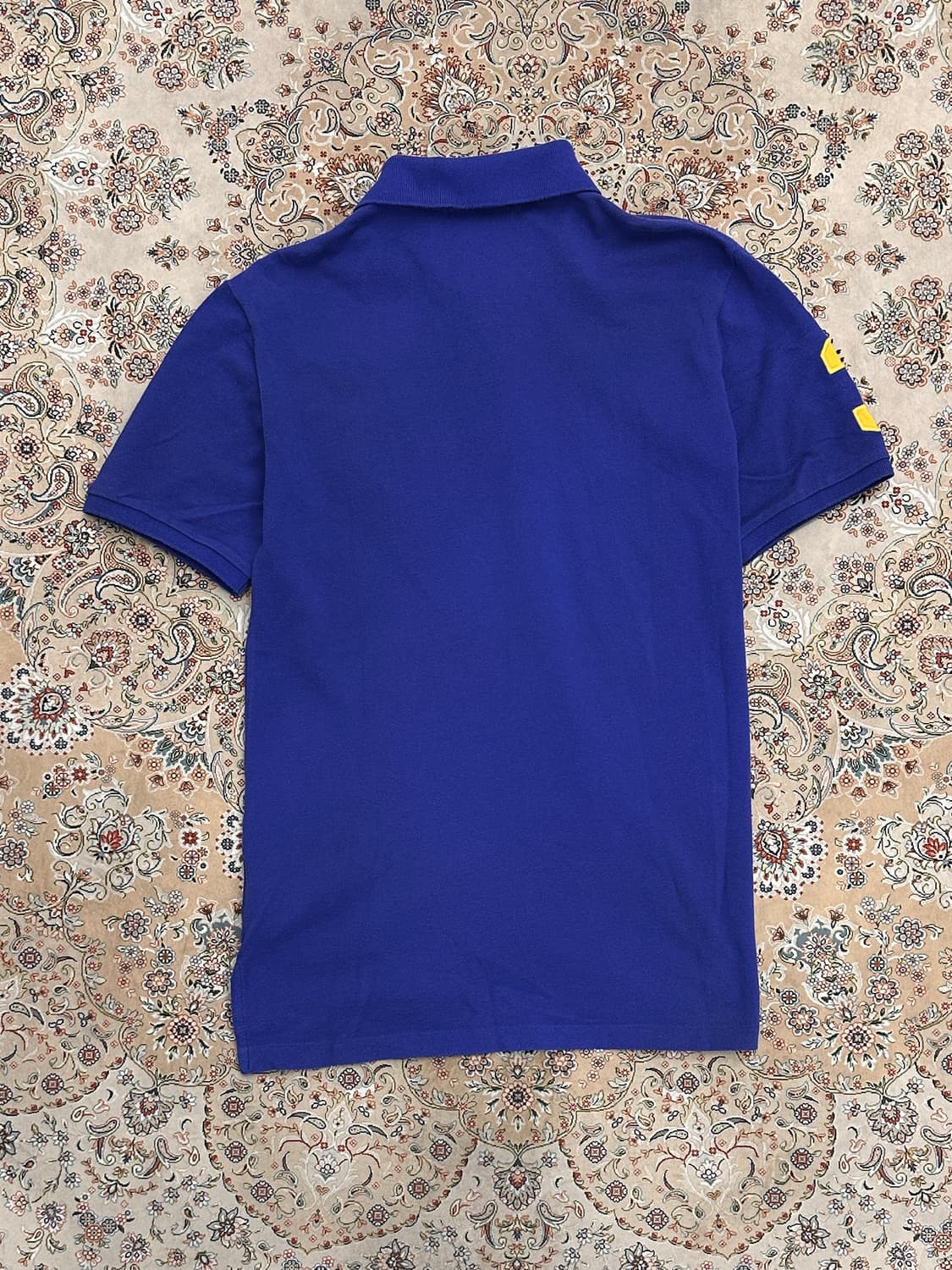 폴로 랄프로렌 블루/옐로우 빅포니 카라티  상품이미지3