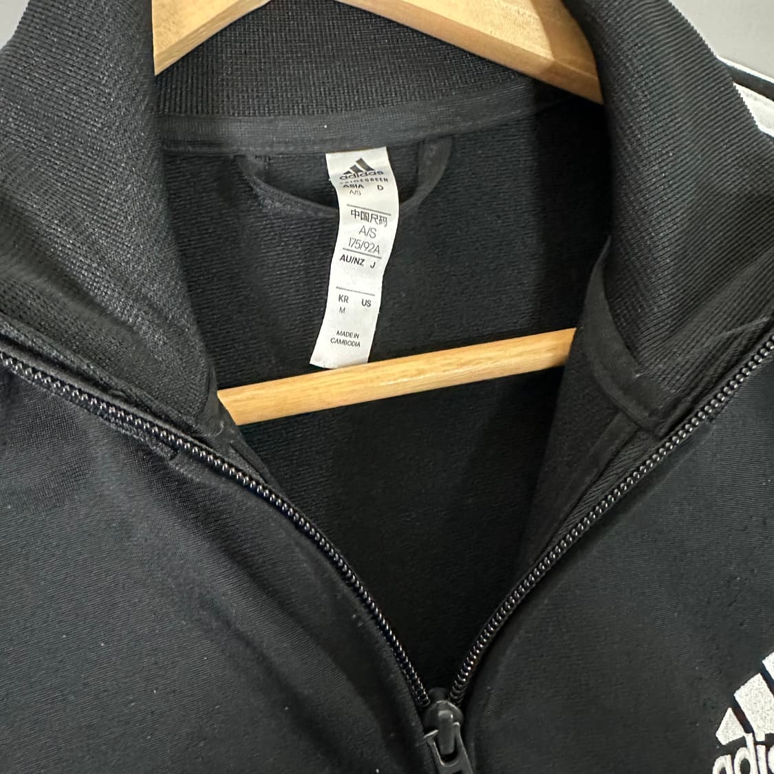 아디다스 로고 트랙탑 져지 블랙 M [111705] 상품이미지7