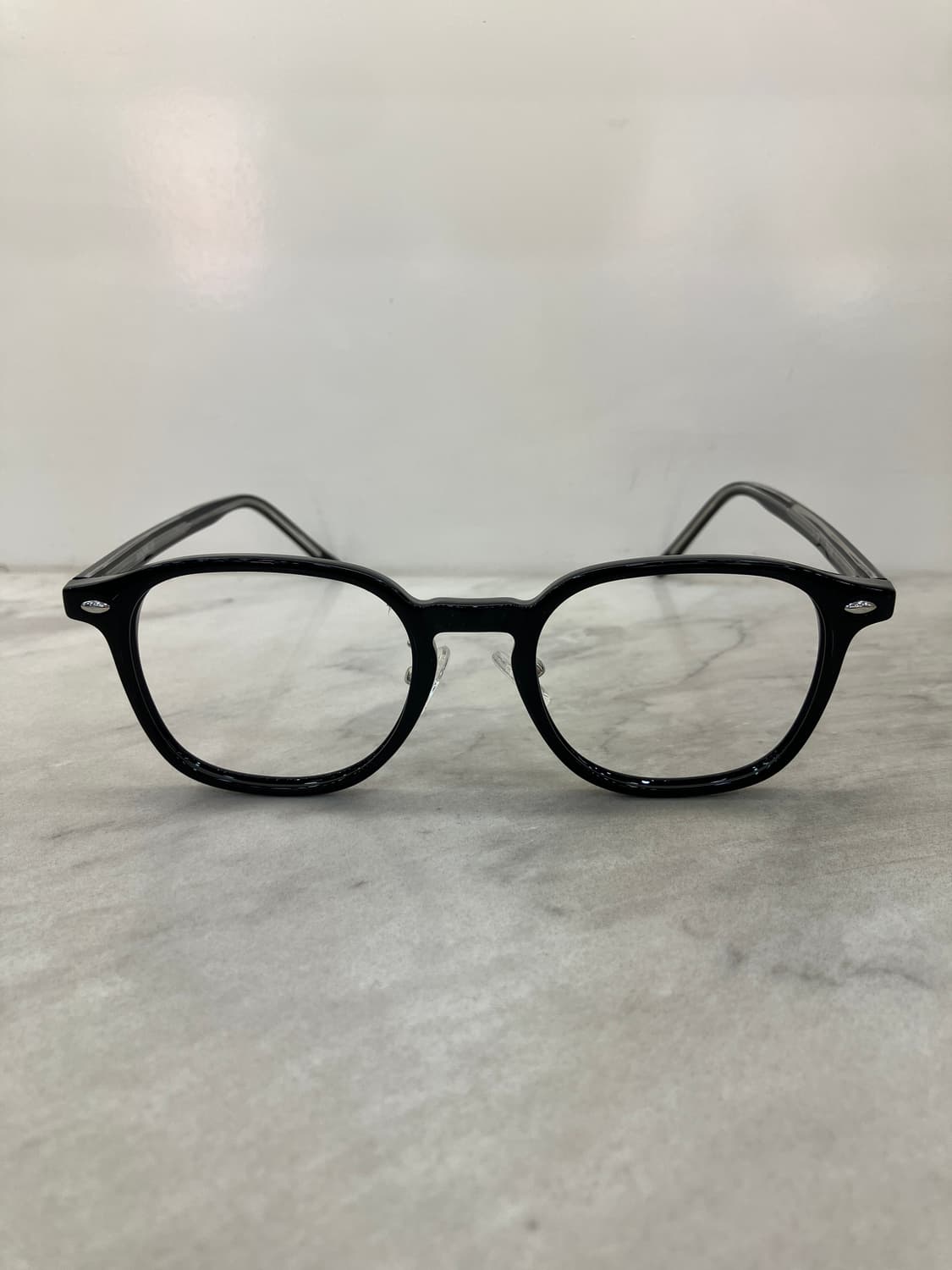 B91 DMN 유광 블랙 웰링턴 뿔테 안경129 상품이미지6