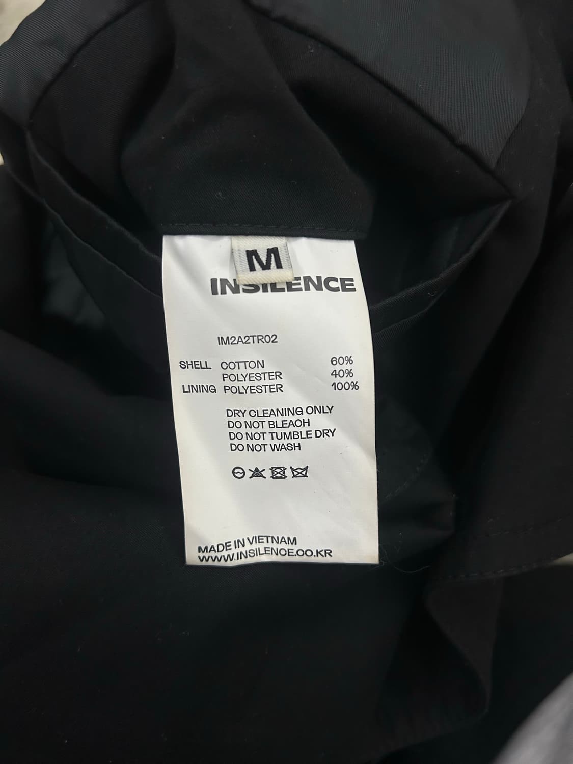 [M]인사일런스 오버핏 더블 견장 롱 트렌치/블랙 상품이미지4