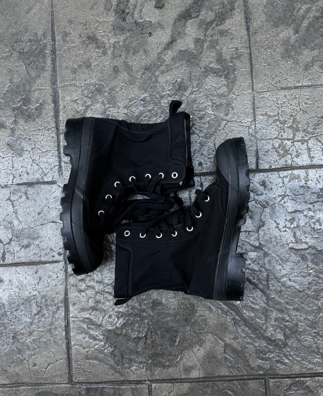 꼼데가르송 옴므 컴뱃 밀리터리 부츠 상품이미지1