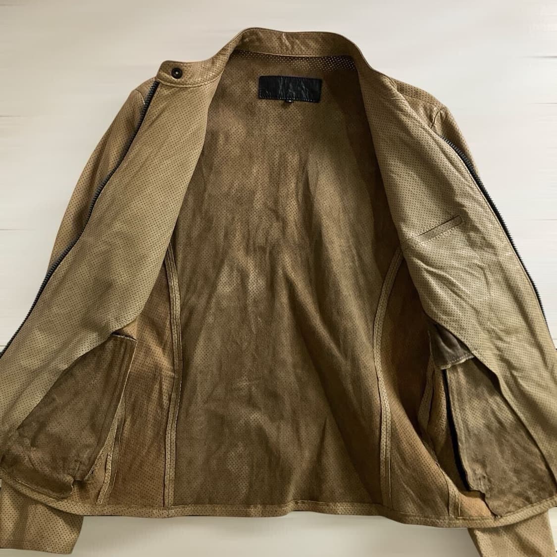 Isamu Katatama Punching Leather Jacket 상품이미지4