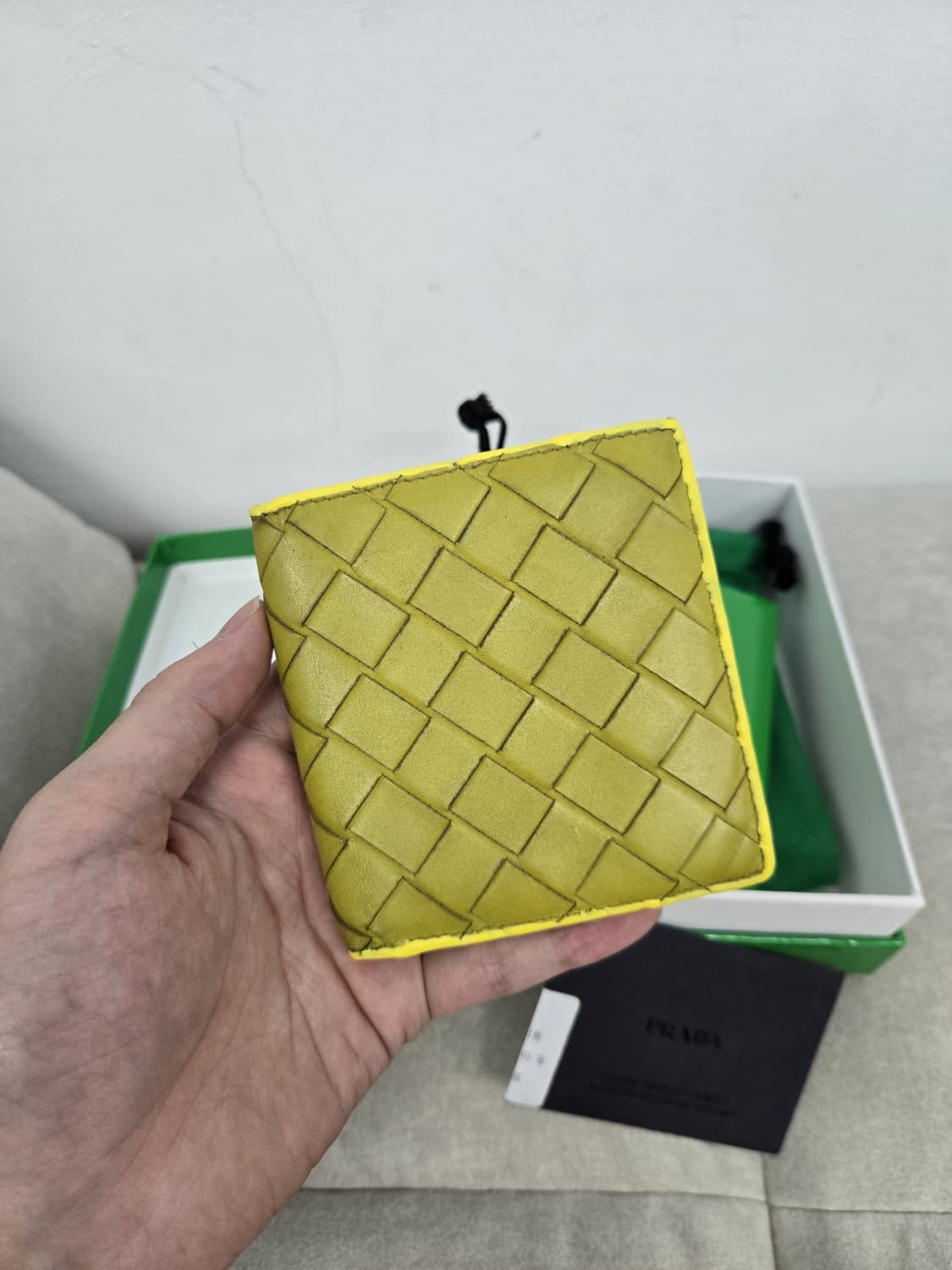 [보증서 정품]보테가베네타 반지갑 상품이미지1