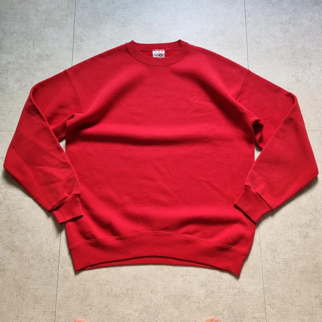 USA Olympic Sweat Shirts Red XL sz 상품이미지2