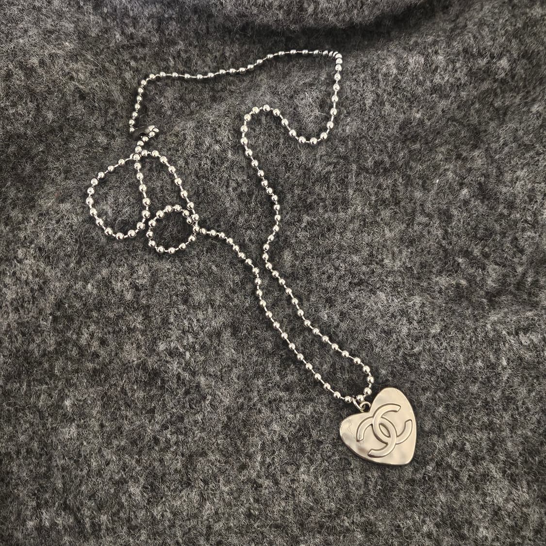 548 샤넬 빈티지 업사이클링 남자 써지컬 목걸이 상품이미지1