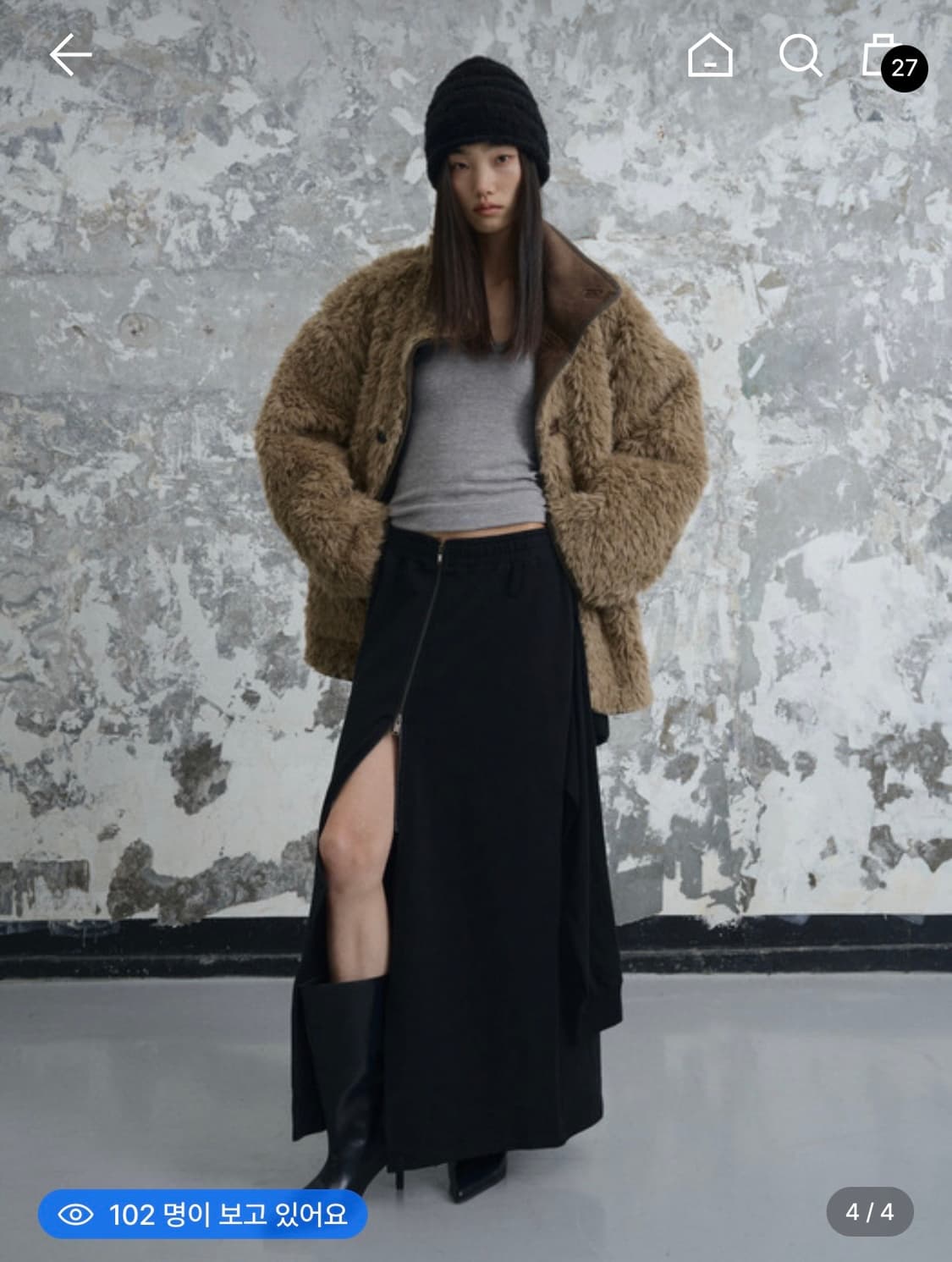 더엔엘 리버시블 시어링 무스탕 상품이미지4