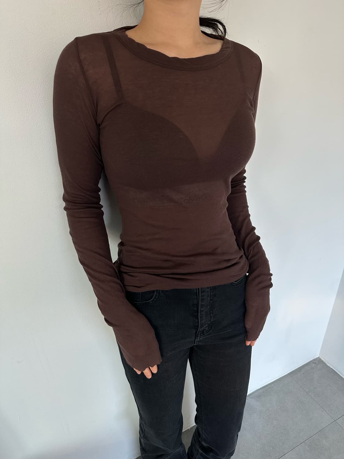 릭오웬스 16FW 마스토돈 롱슬리브 탑 상품이미지1