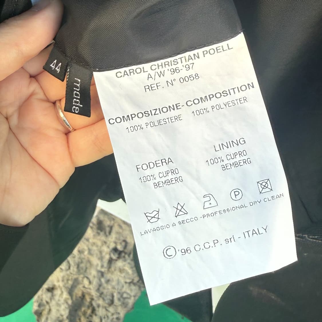 Carol Christian Poell AW96-97 초창기 테일러자켓 상품이미지9