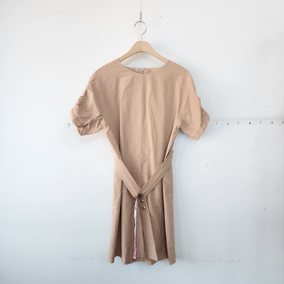 zooc 베이지 반팔 원피스 상품이미지2