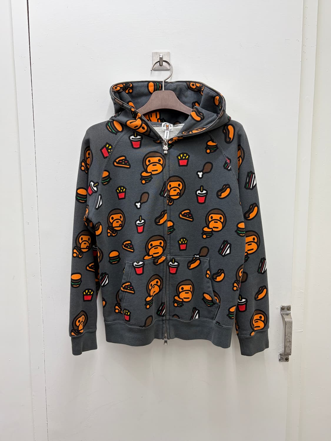 딱붙핏)))베이프 베이비마일로 정크푸드 후드집업 상품이미지2