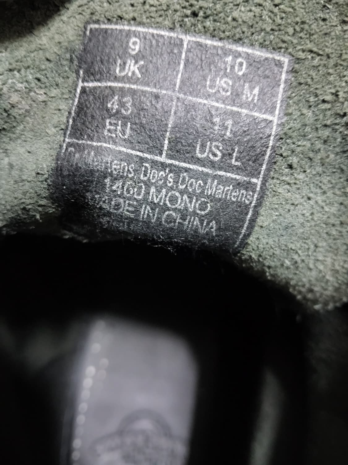 닥터마틴1460 모노 8홀 280사이즈  상품이미지2