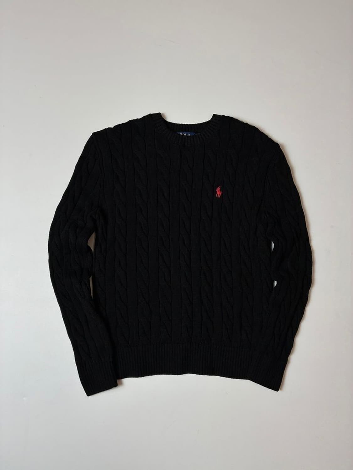 폴로 랄프로렌 큐알 신형 꽈배기 코튼 니트 PN8069 상품이미지1