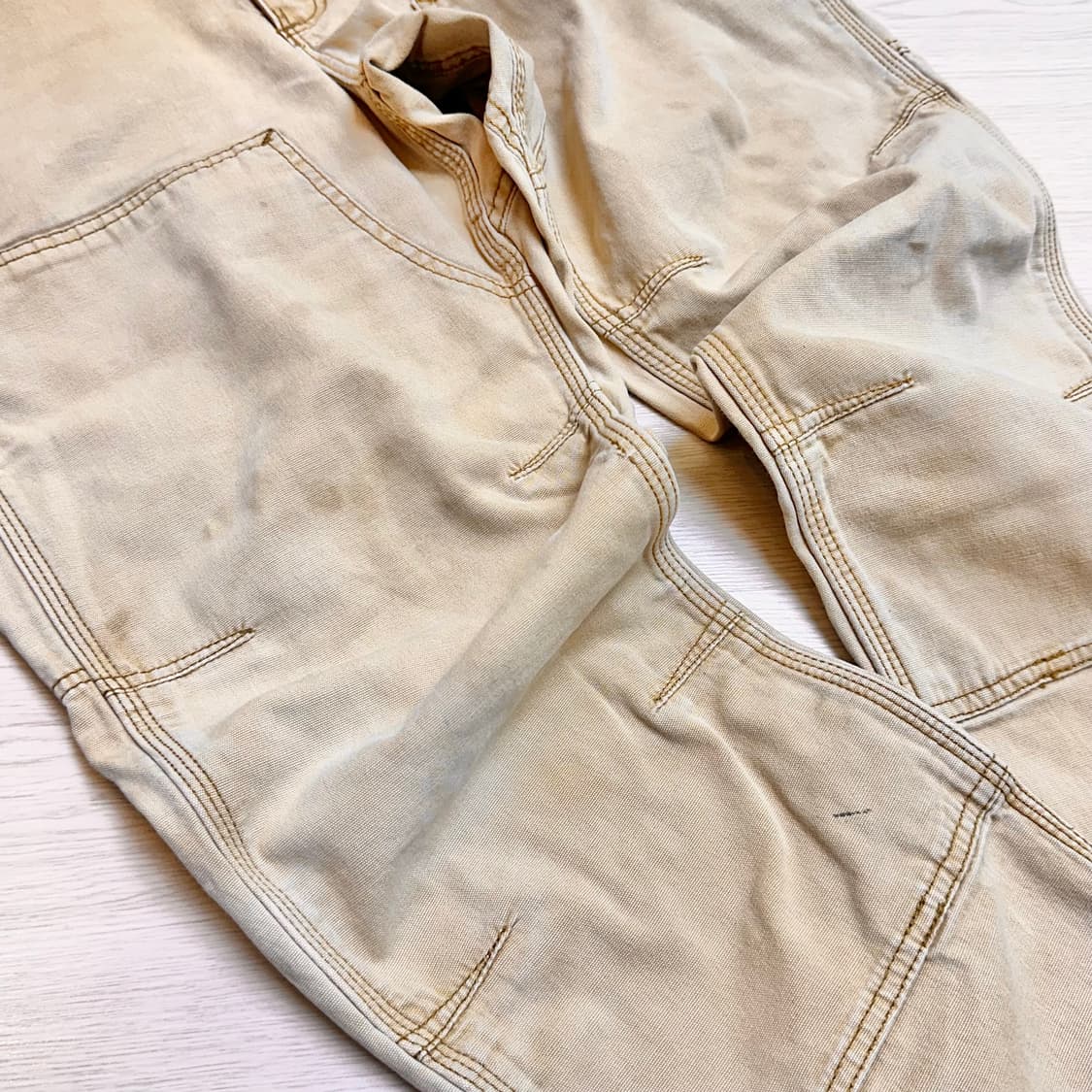 칼하트 릴렉스드 핏 더블니 워크팬츠 상품이미지5