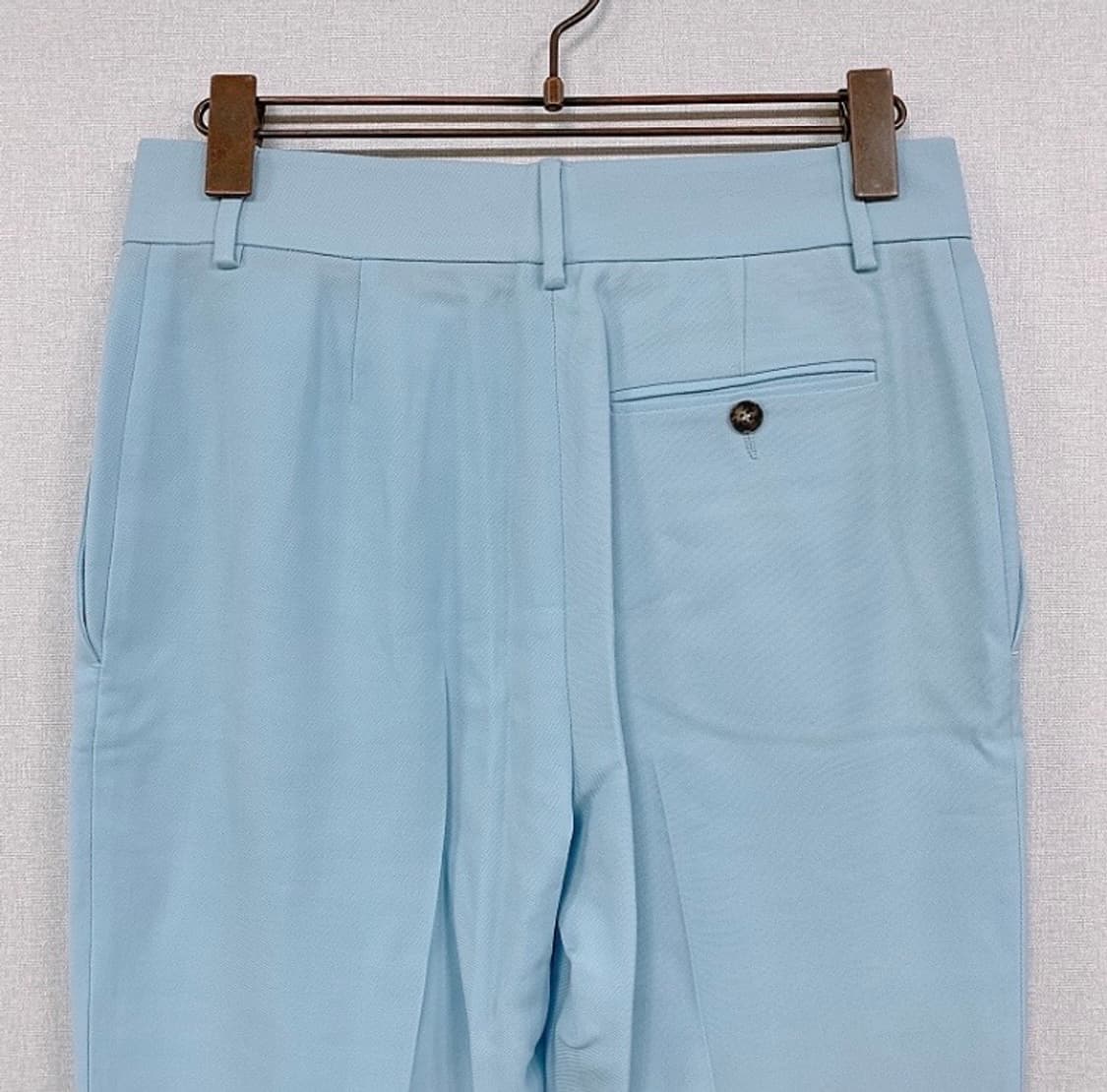 세드릭 찰리어 여성 스카이블루 울 테이퍼드 팬츠 초특가 상품이미지5