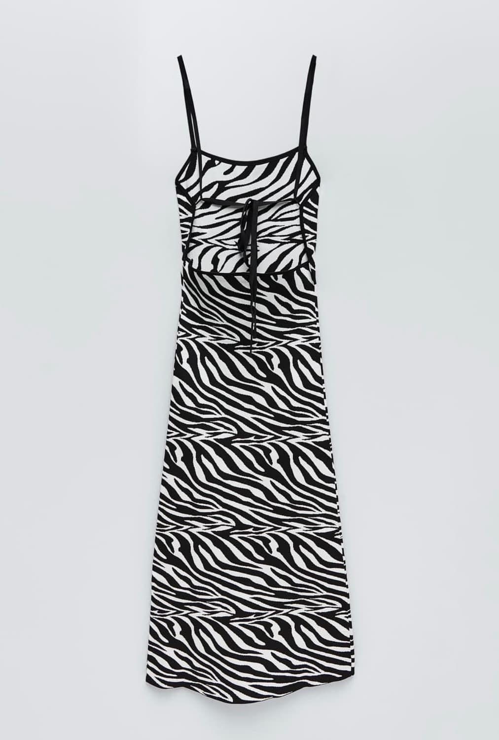 자라) 지브라 끈나시 롱 원피스 상품이미지8