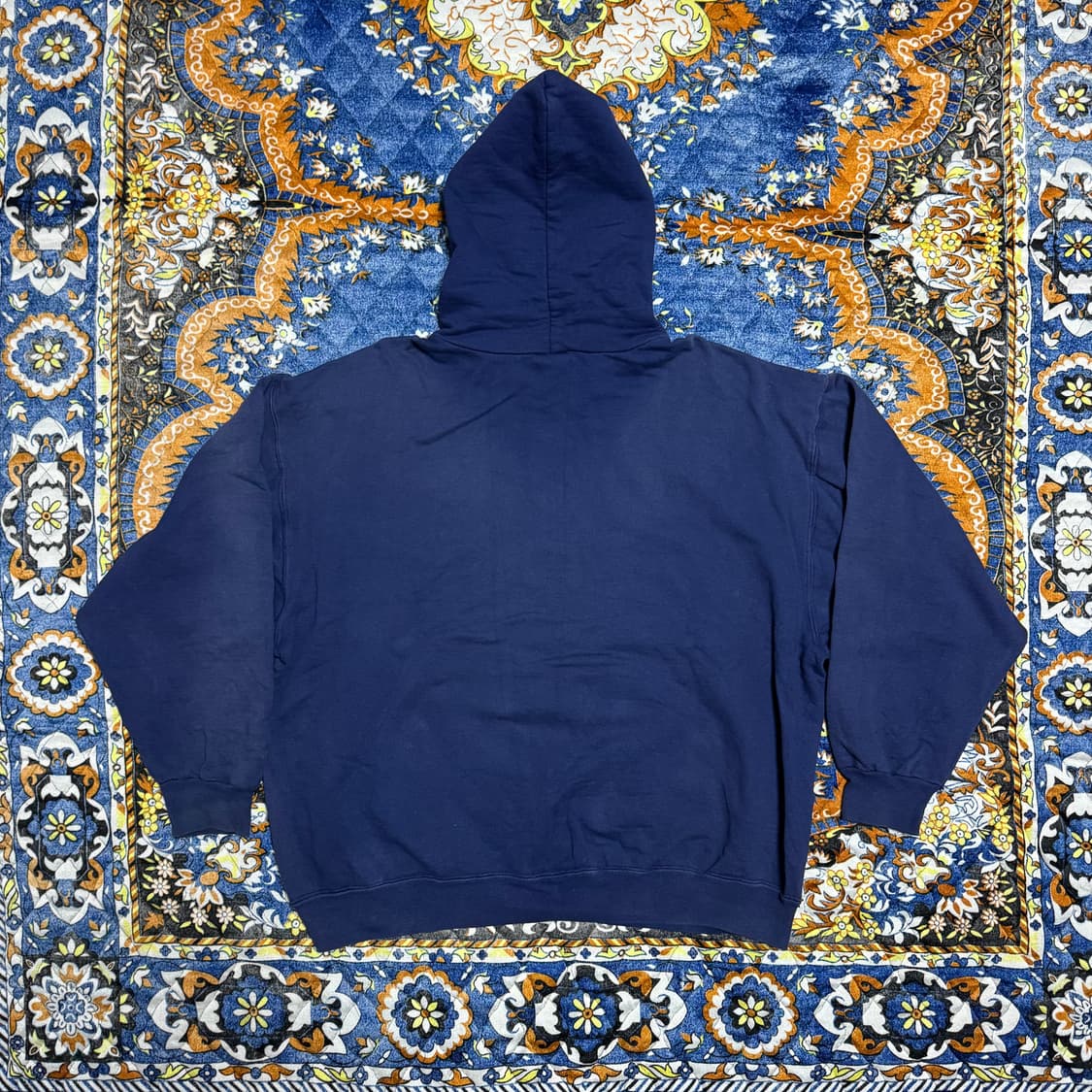 빈티지 90s USA 나이키 스몰로고 네이비 스웻후드 상품이미지2