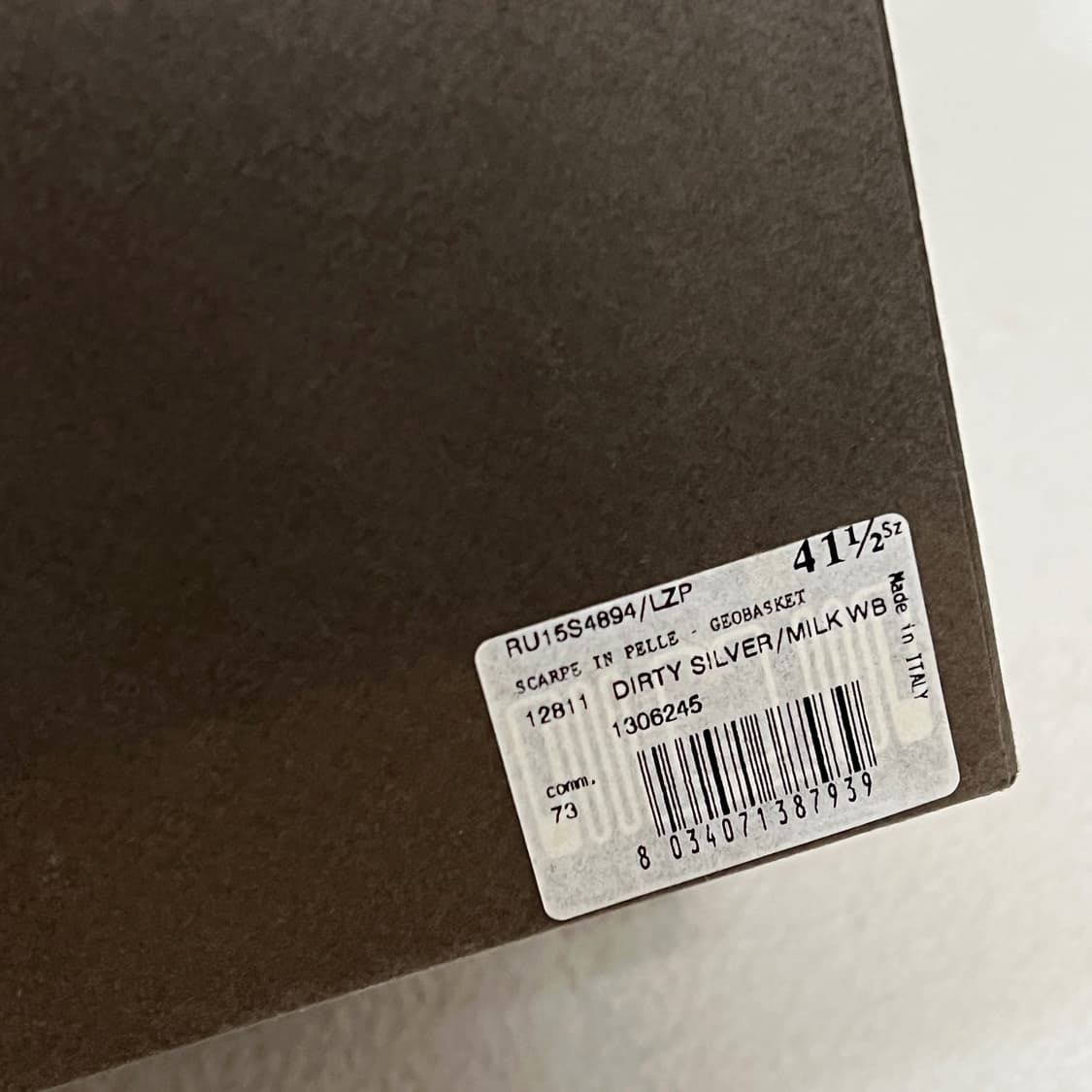 릭오웬스 15SS 지오바스켓 더티 실버 밀크 LZP 상품이미지9