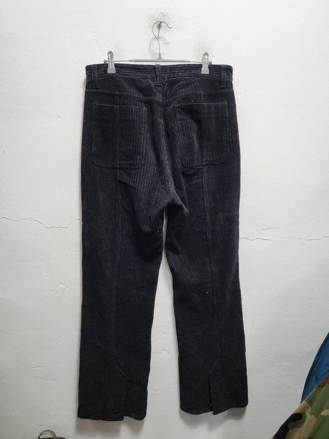 메종미네드 밑단트임 디테일 코듀로이 와이드팬츠  상품이미지2