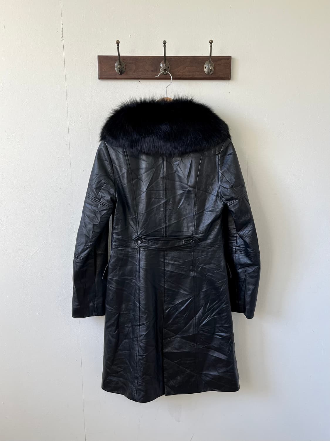 LAGERFELD x SAGA FOX 퍼 레더 자켓  상품이미지3