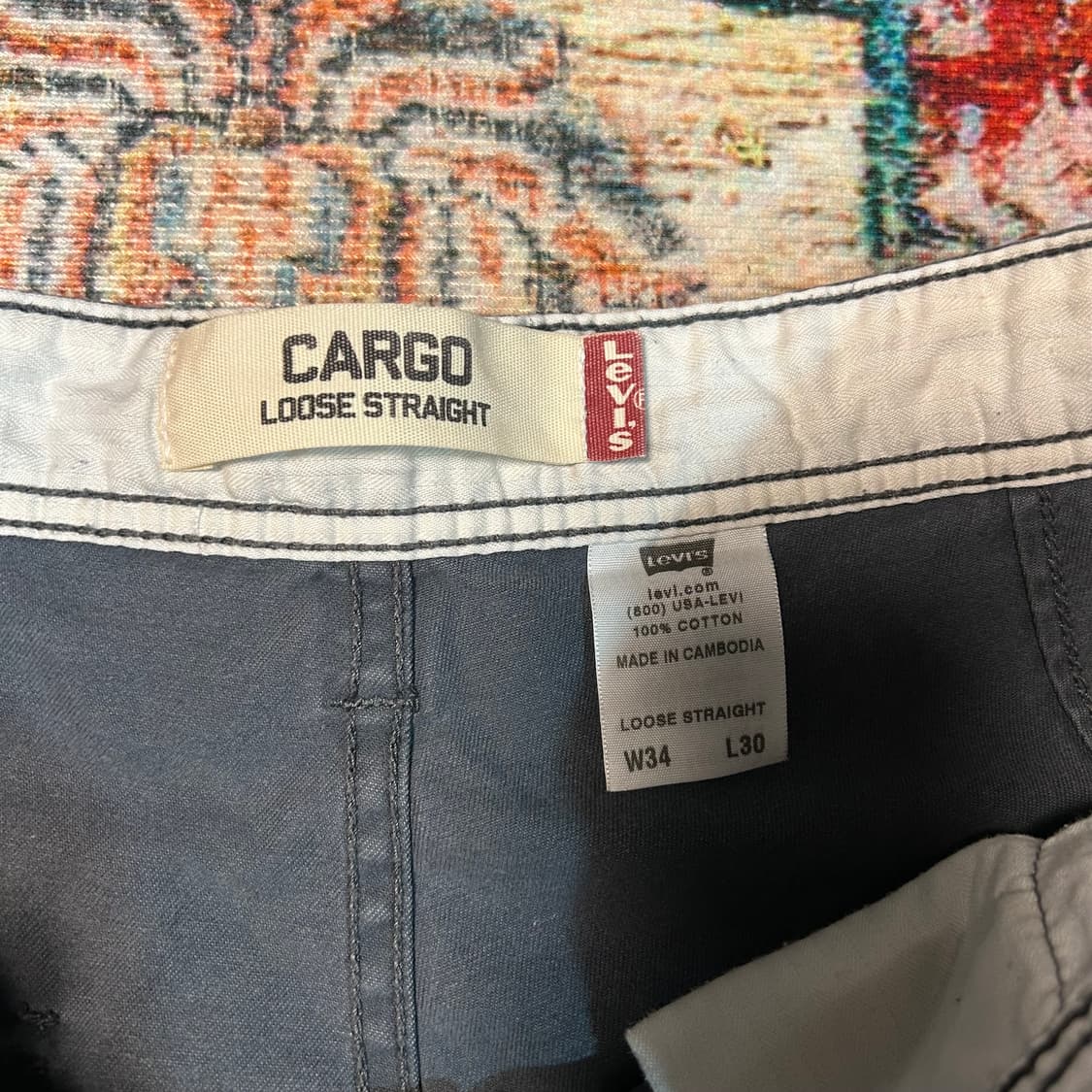 [34X30] 00s 리바이스 워크웨어 카고팬츠 상품이미지5