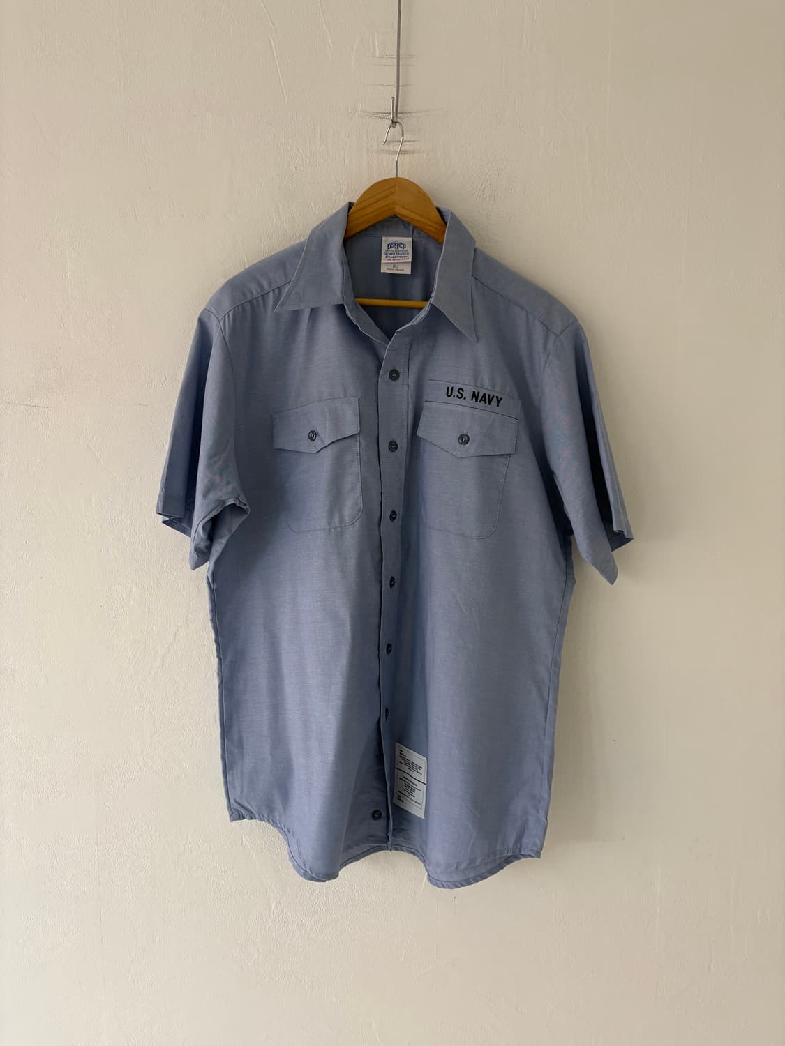 90's U.S Navy Utility Cambray Work shirt 상품이미지1