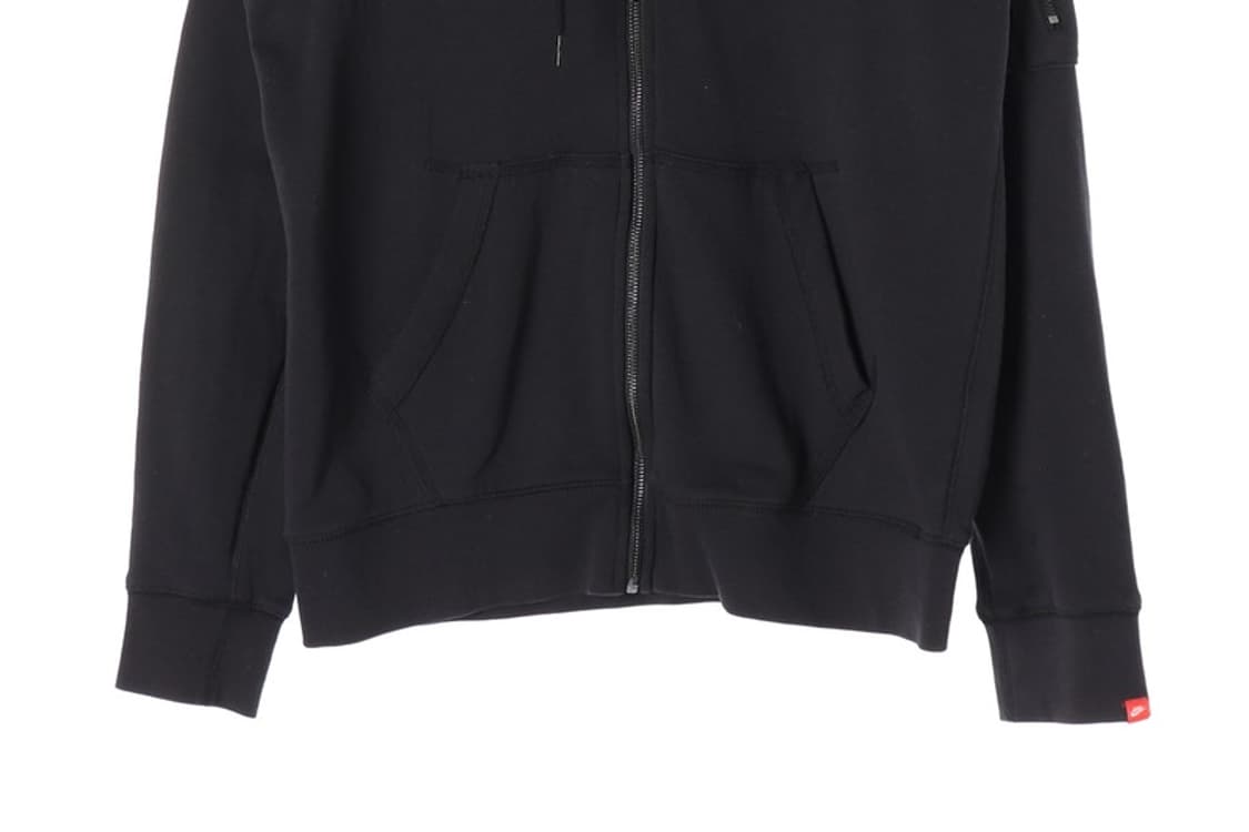 나이키 블랙 스우시 풀집업 후드티 L 상품이미지4