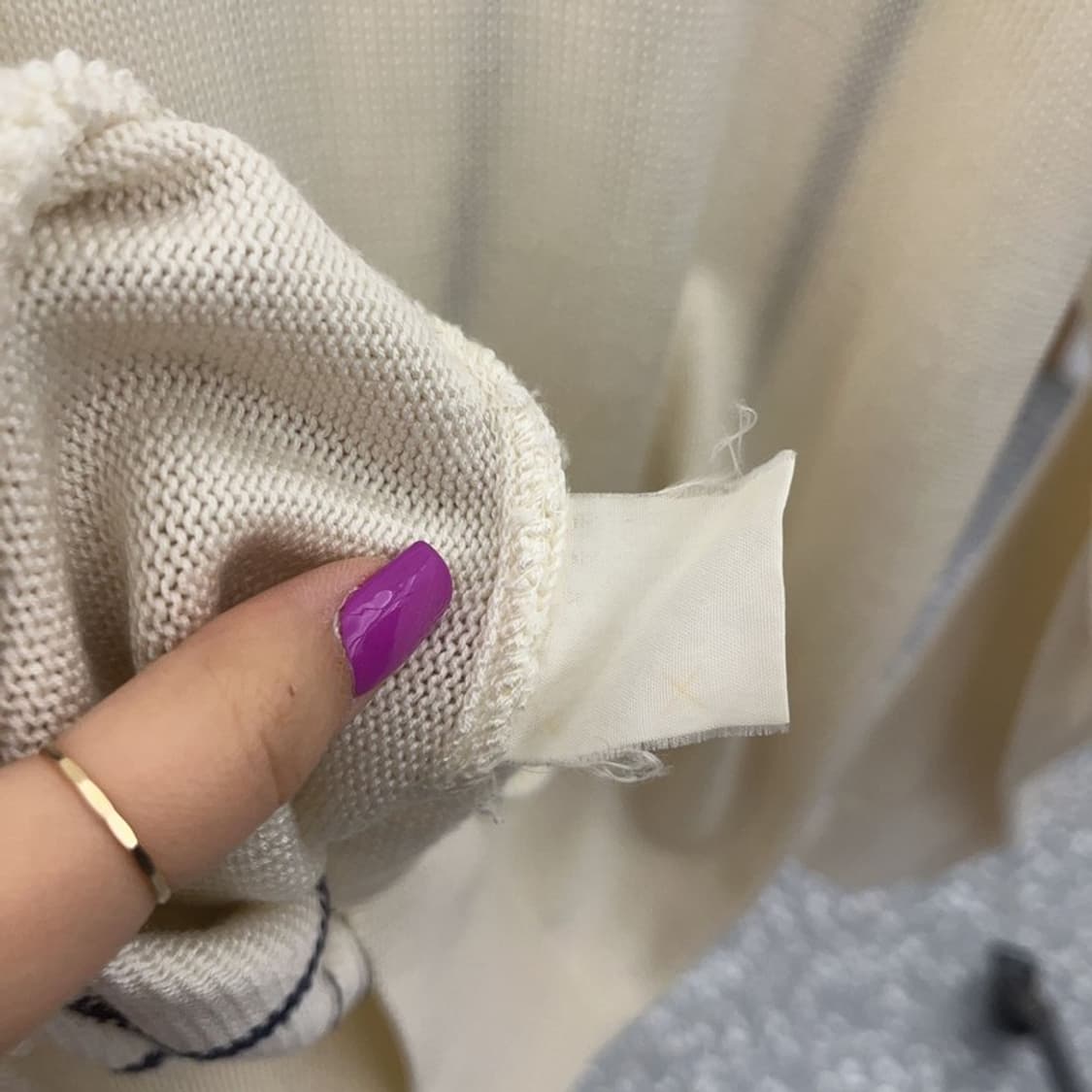 라코스테 올드스쿨 레트로 여리 스트라이프 니트 100 C06820 상품이미지5