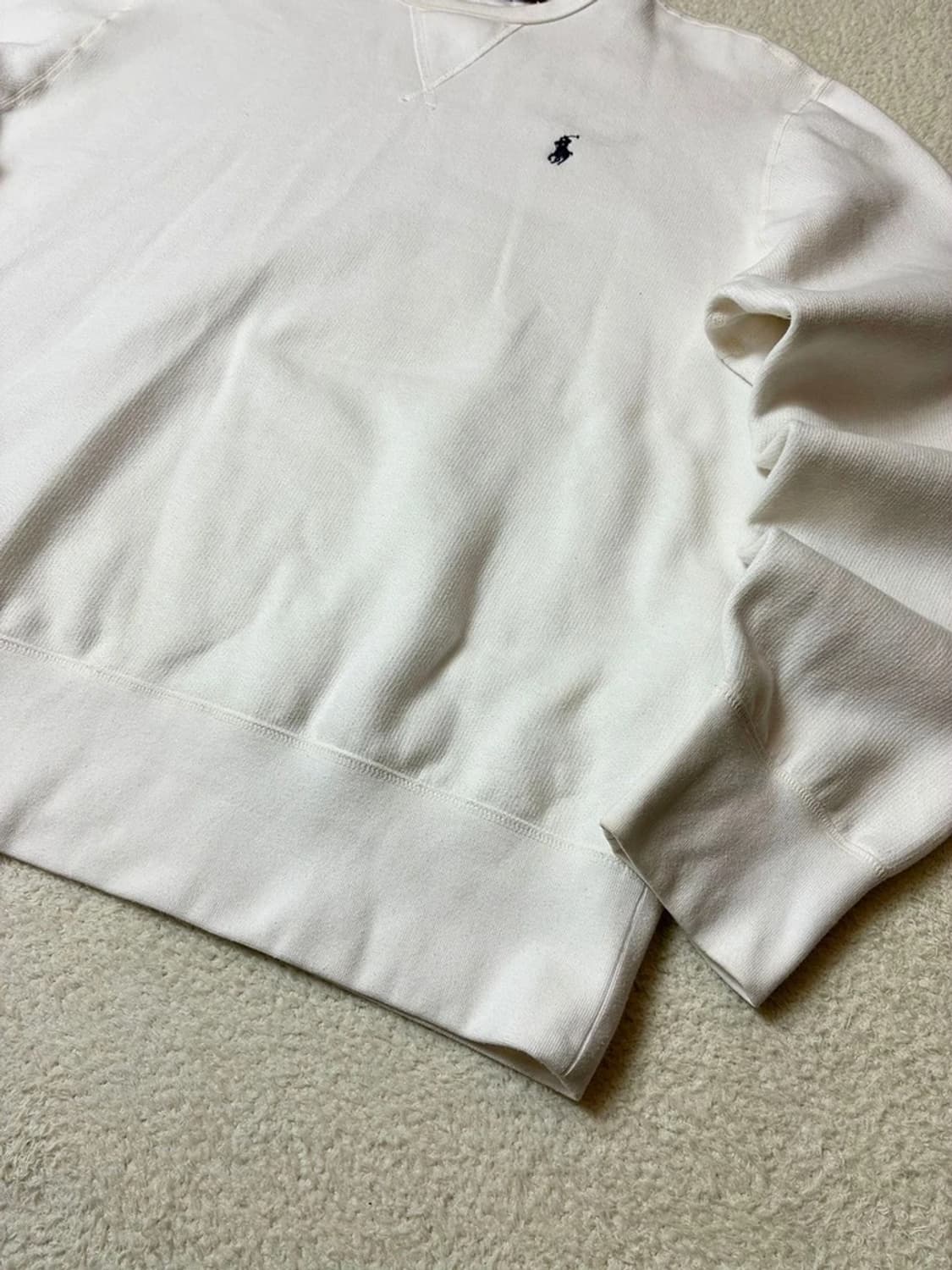 폴로 랄프로렌 로고 큐알 크루넥 맨투맨 PN6344    상품이미지5