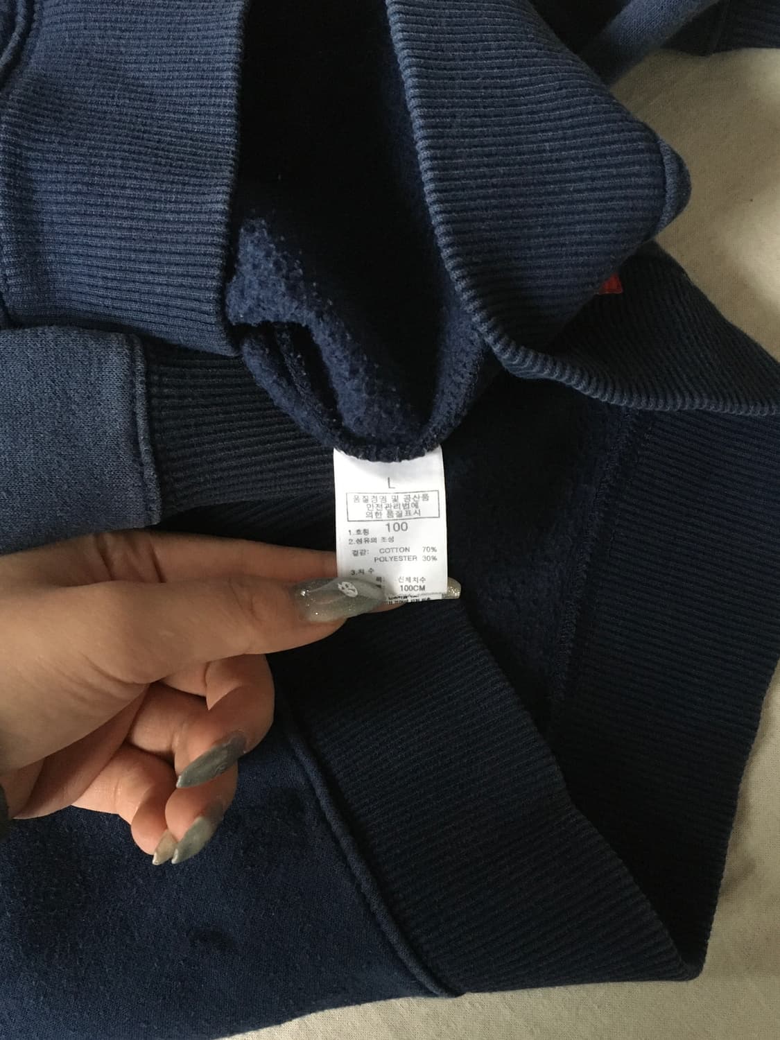 노스페이스 자수로고 후드집업 상품이미지5